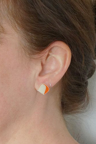 Lili1070 Cheese Stud Earrings