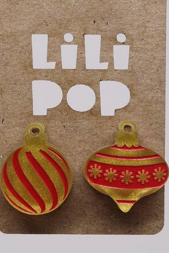 Lili1100 Christmas Ornament Studs