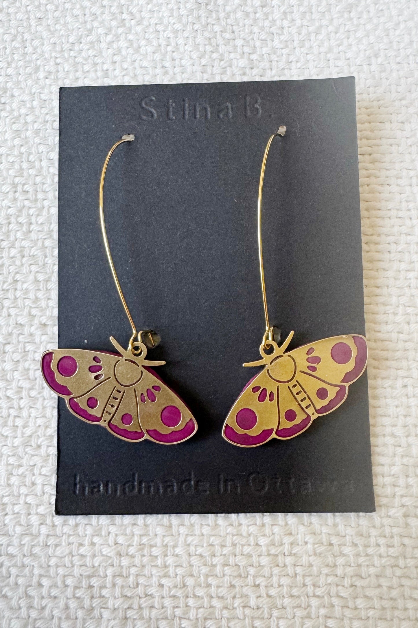 Moth Earrings