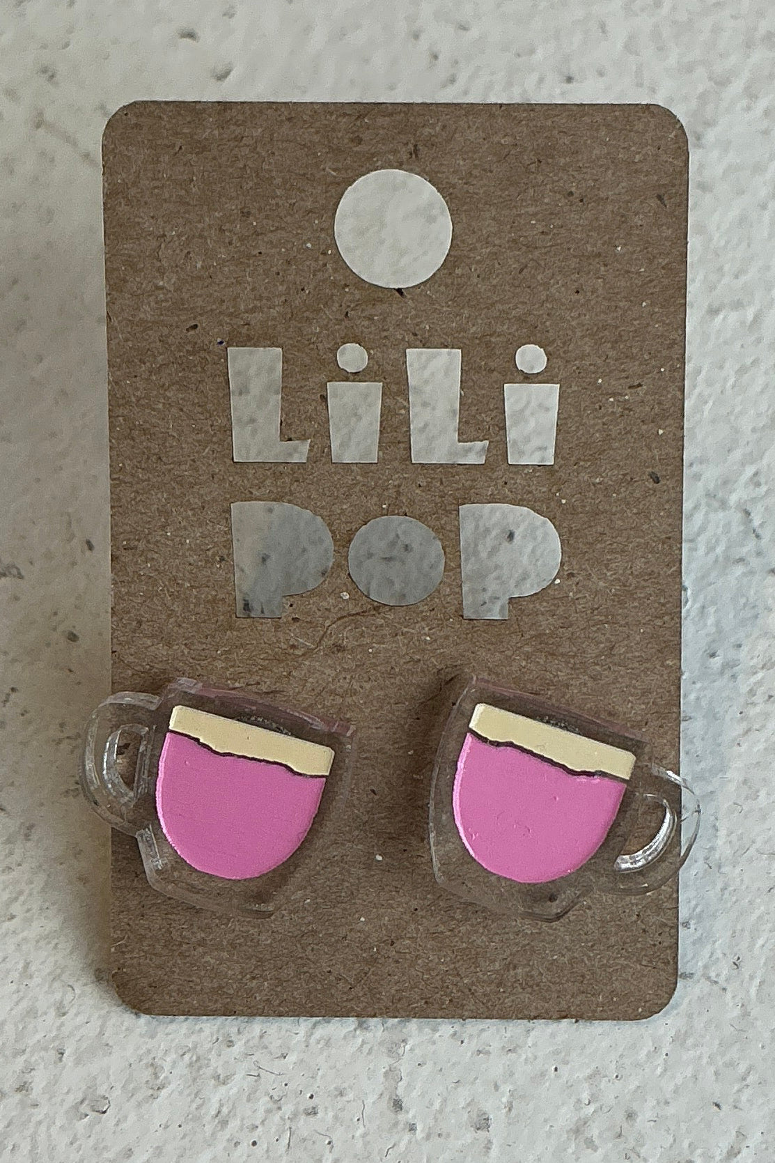 Lili1129 Matcha Tea Stud Earrings