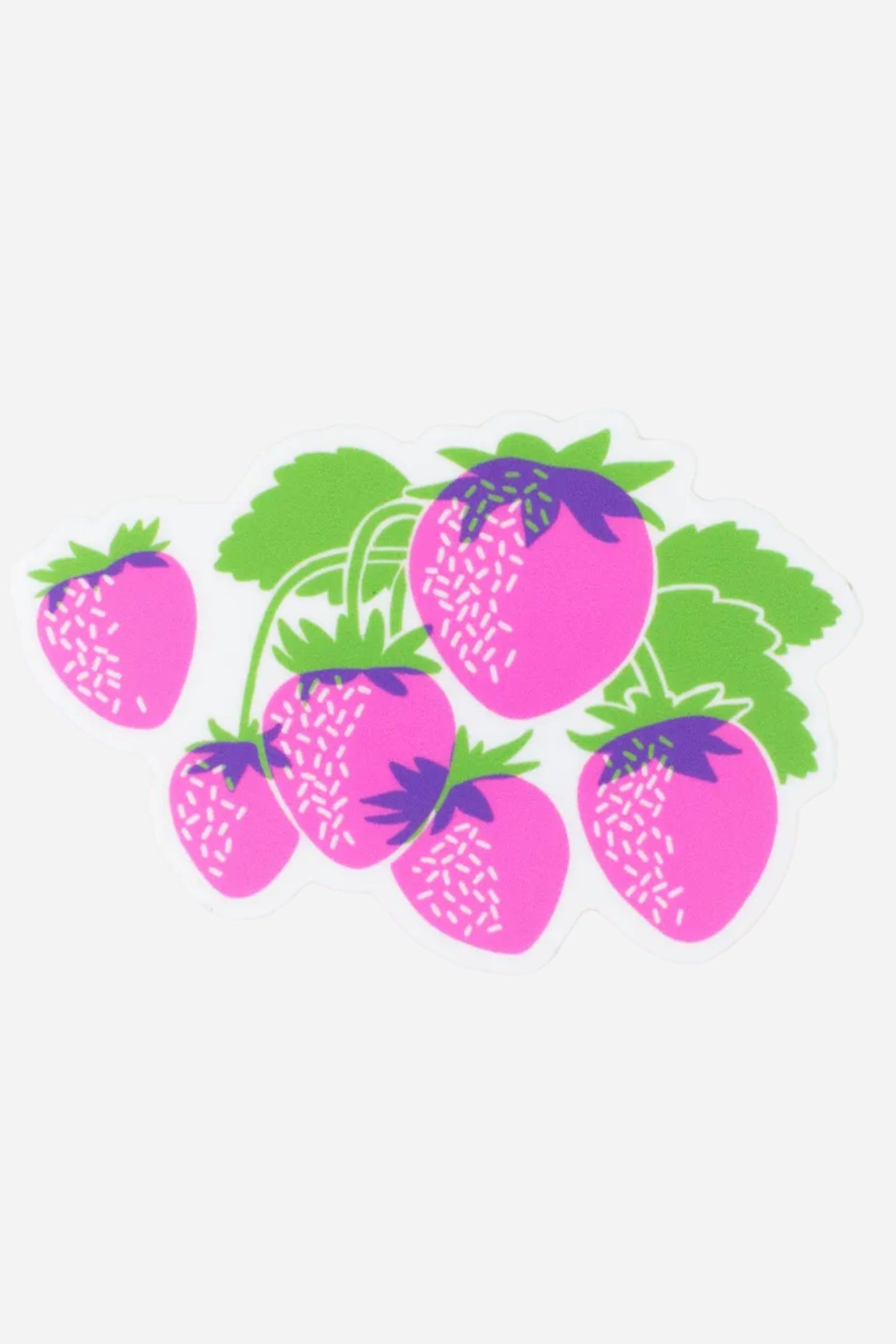 Sticker: Vibrant Strawberries