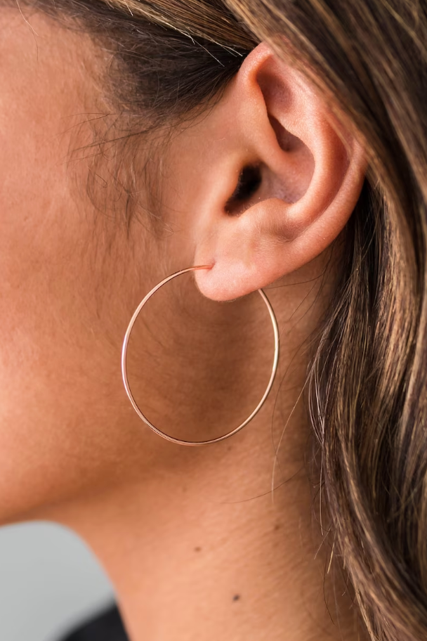 Oversized Hoop Earrings | 14K PVD Waterproof