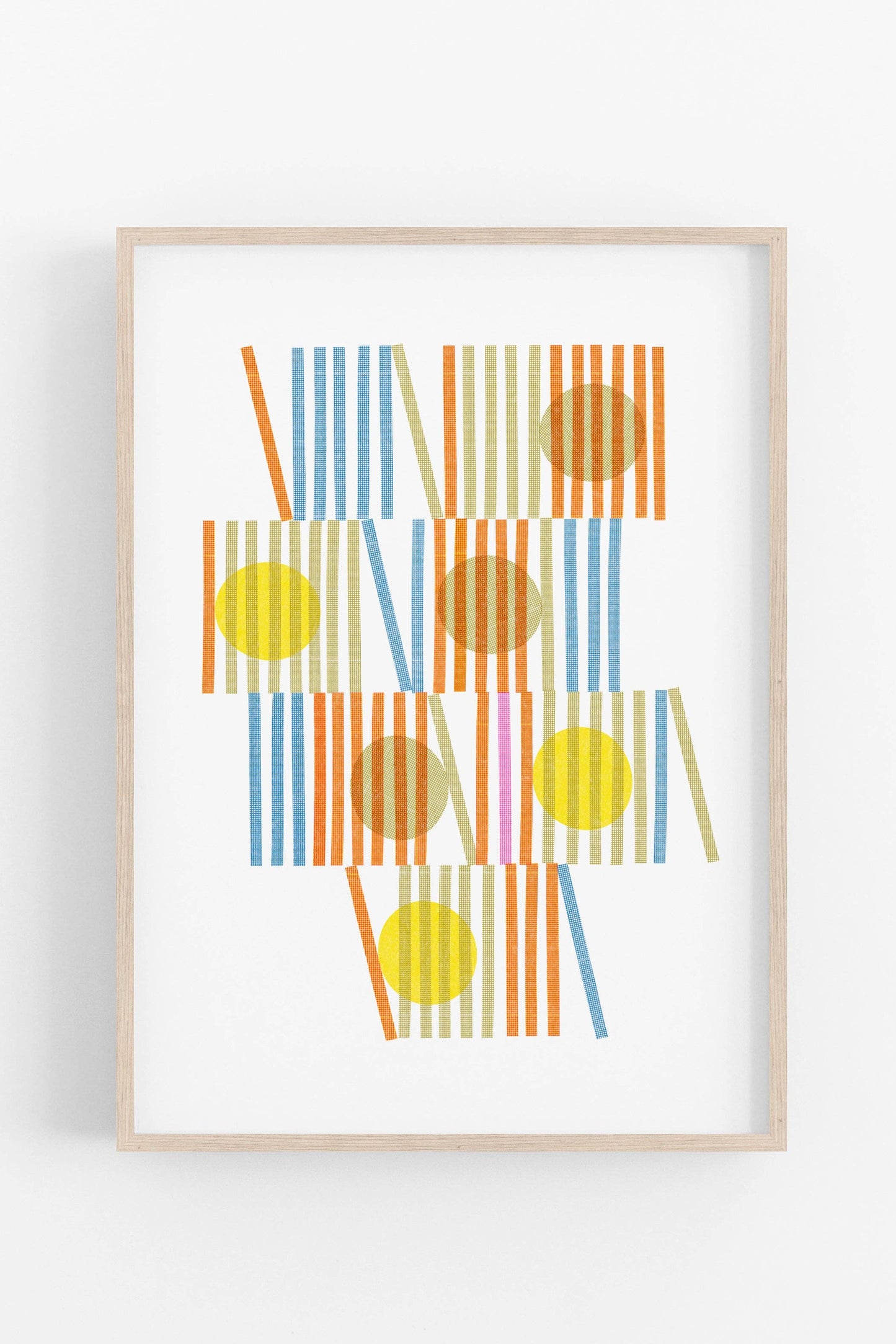 Slice • Modern Risograph Print