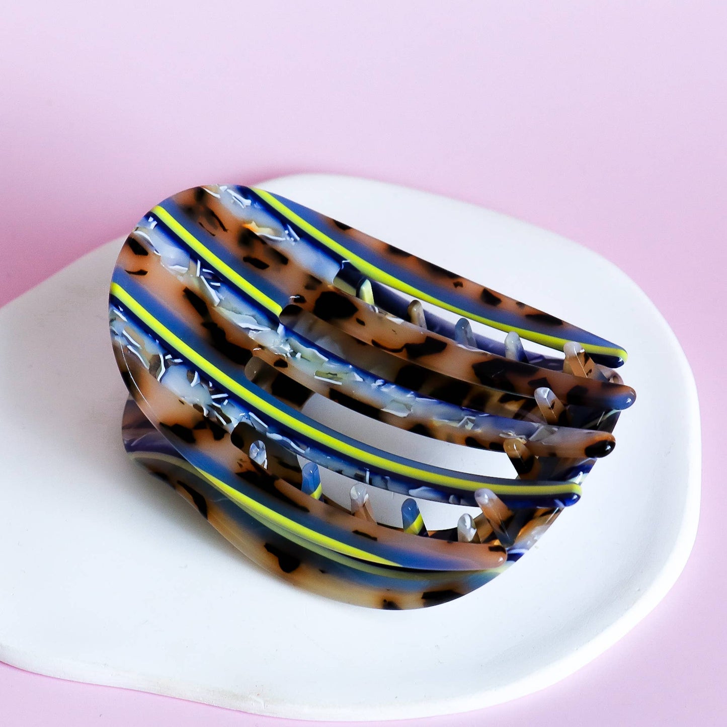 The Aura - Tortoise Multi Flat Hair Clip