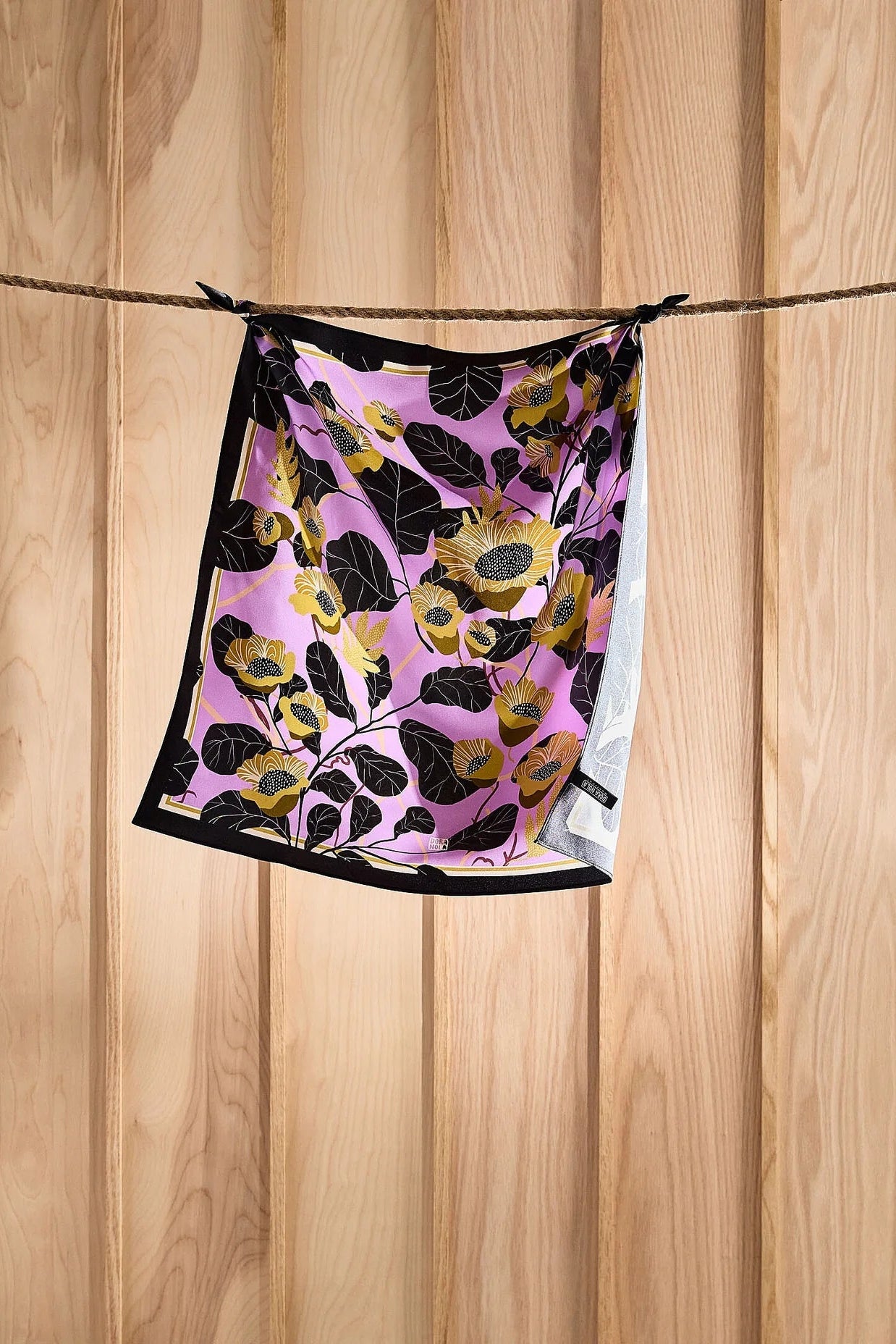 Rosie's Garden Silk Neckerchief