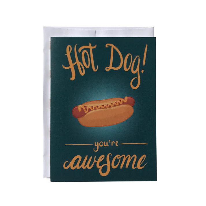 Hot Dog Greeting Cards
