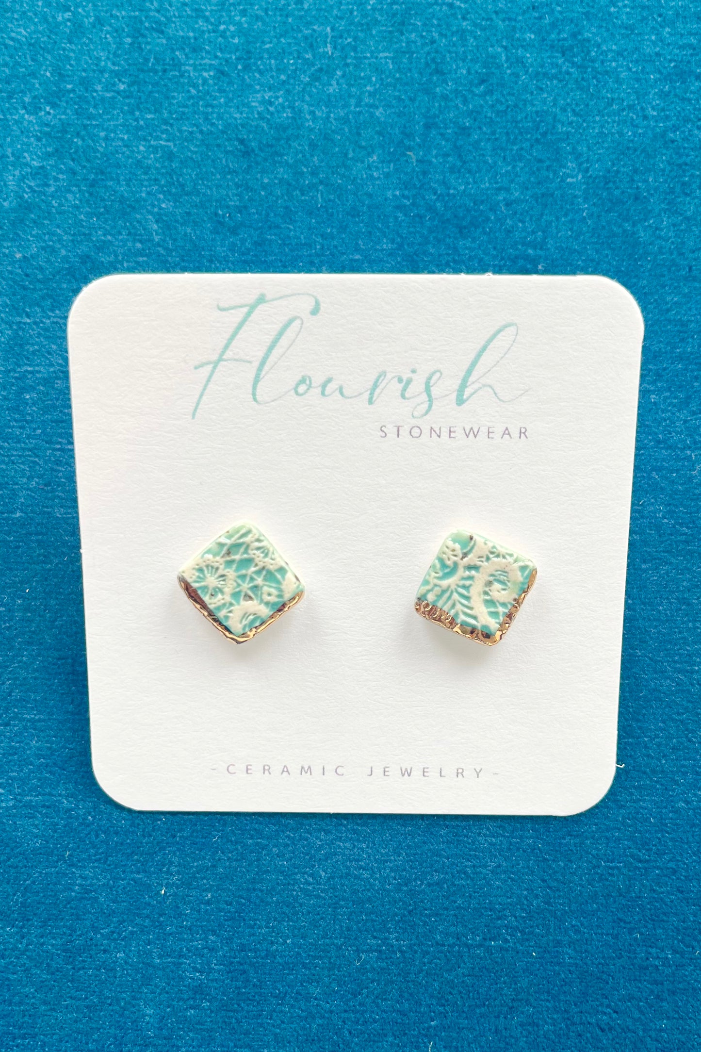 Square Imprint Studs