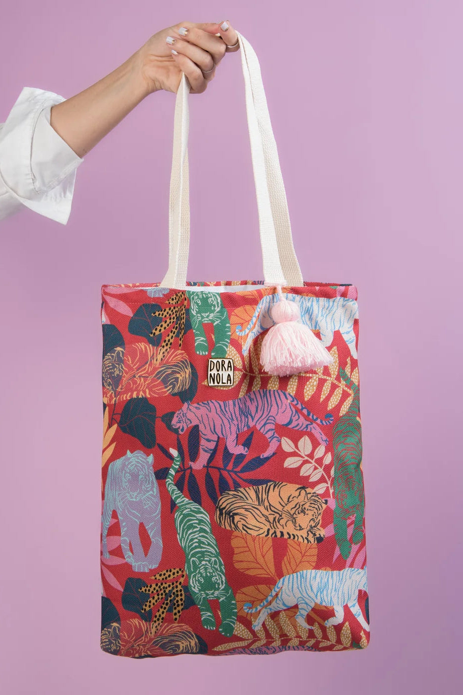 Tigress Tote Bag w/ Tassel