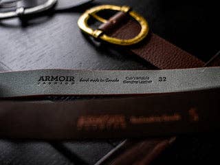Brown Leather Ladies Belt