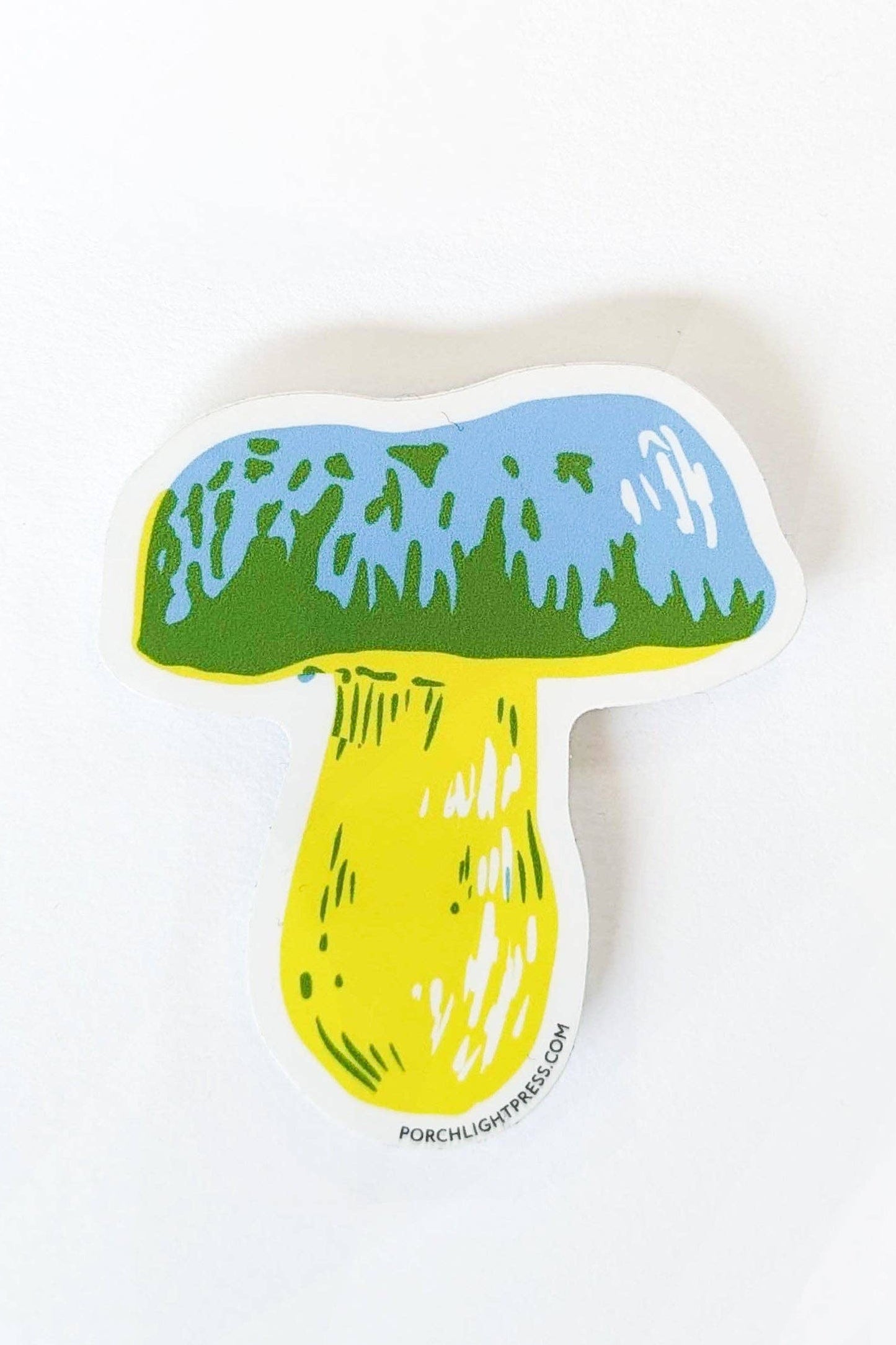 Sticker: Vibrant Bolete Mushroom