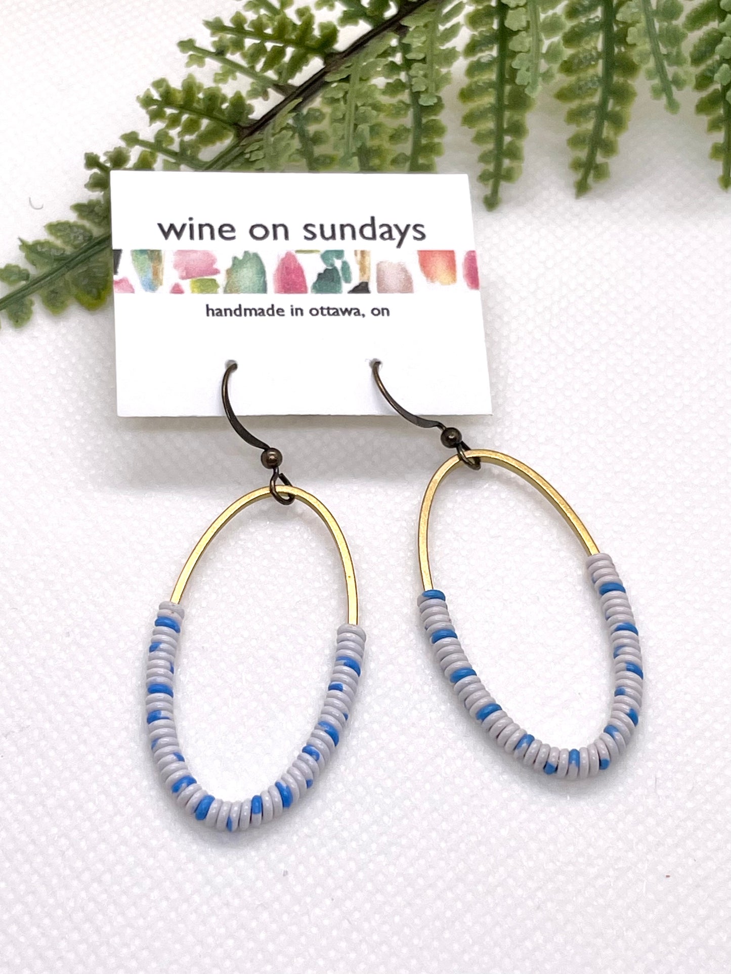 Lydia Wire Wrapped Ovals