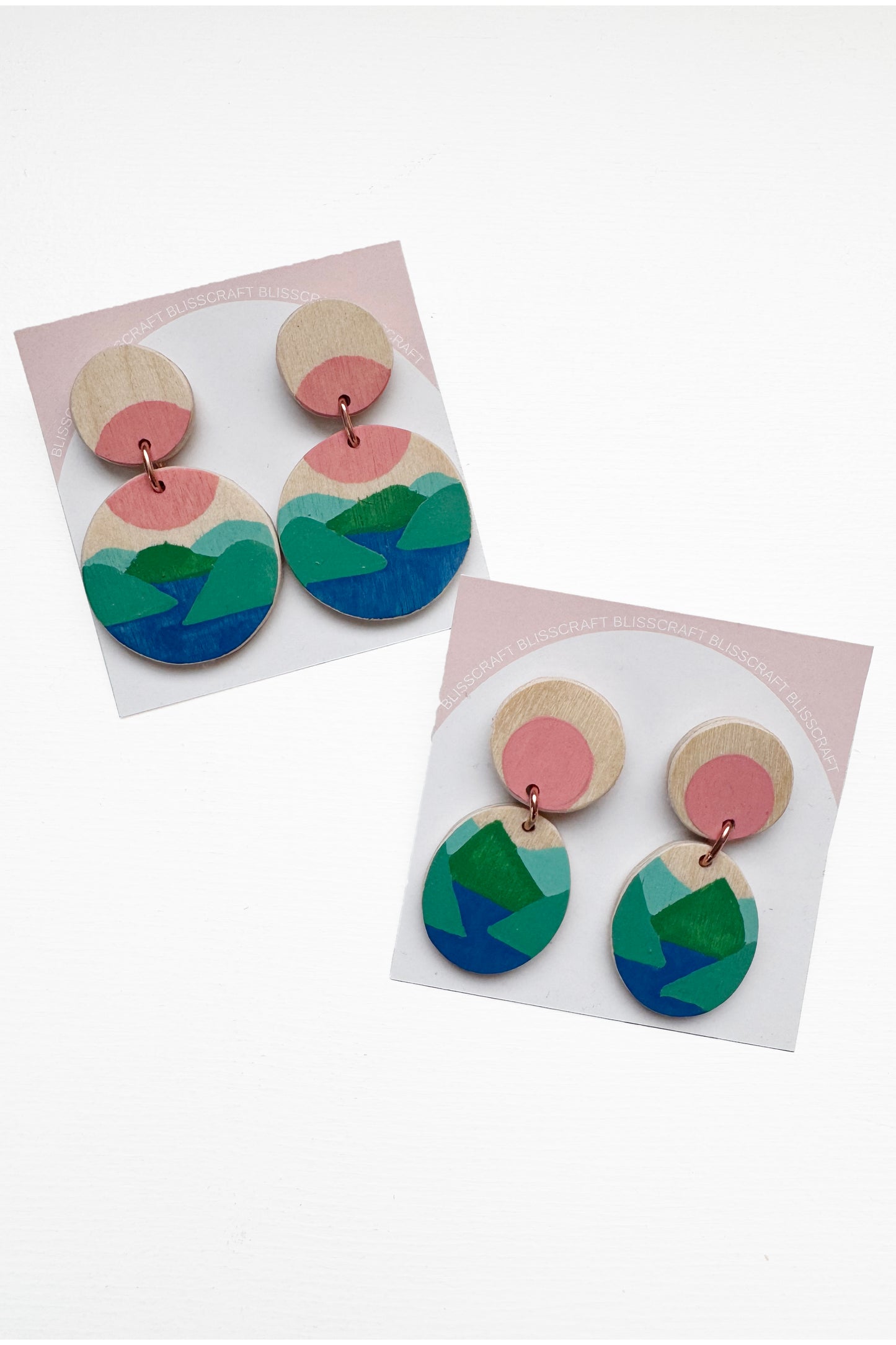Vista Pink Moon Earrings