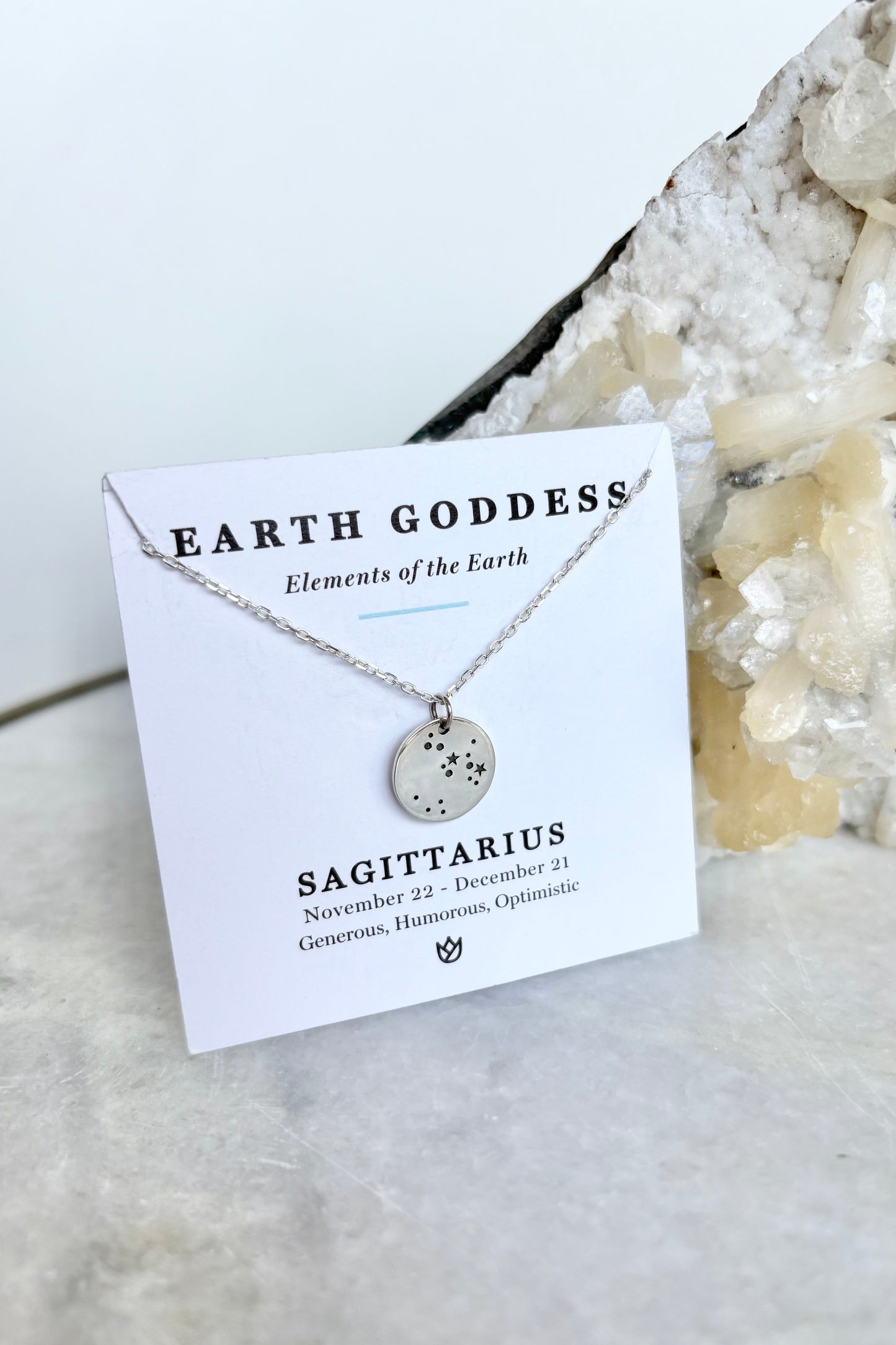Sterling Silver Astria Zodiac Necklace