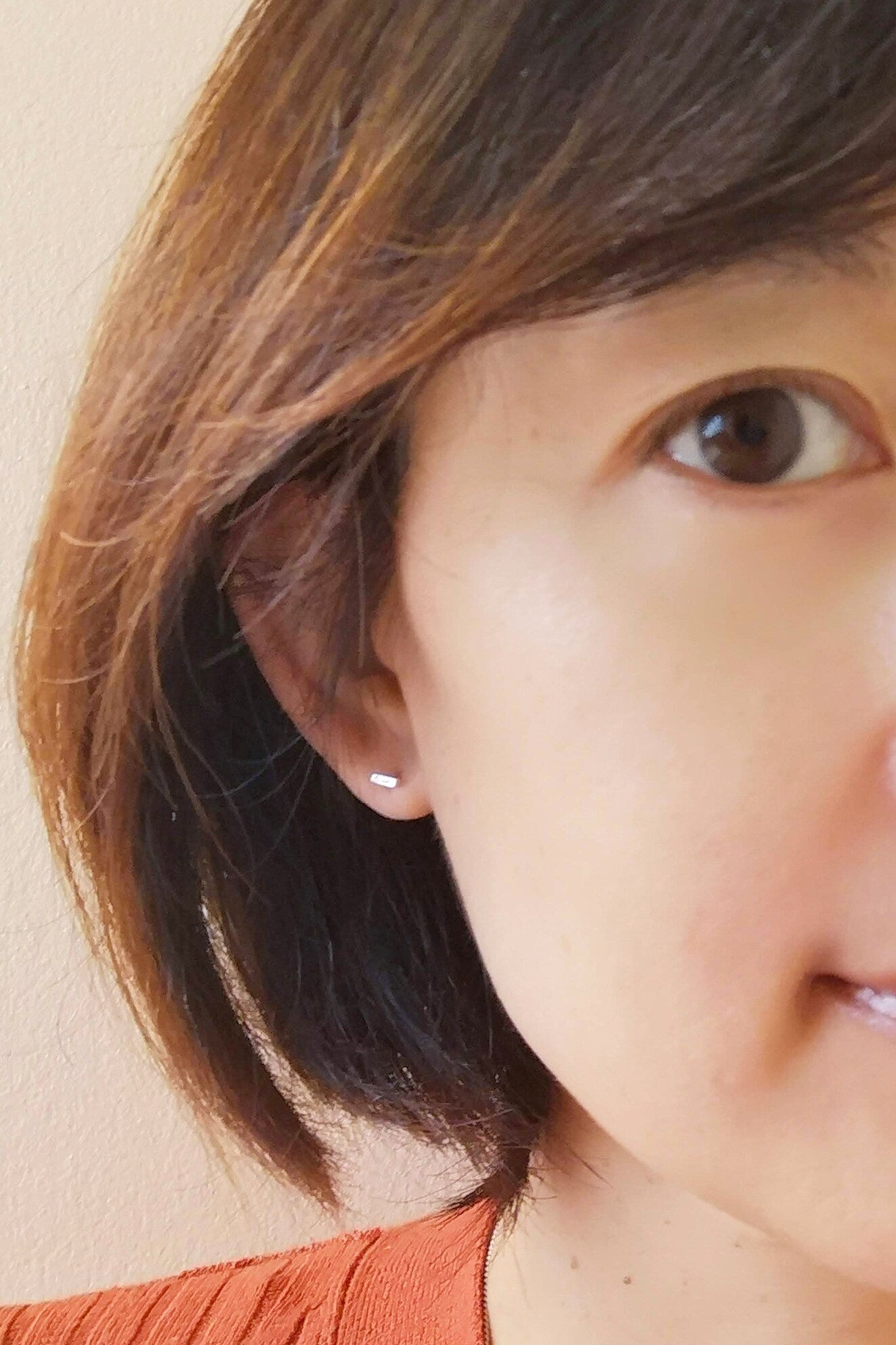 5mm Sterling Silver Bar Stud Earrings