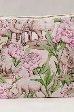 Gold and Ginger Toiletry Pouch