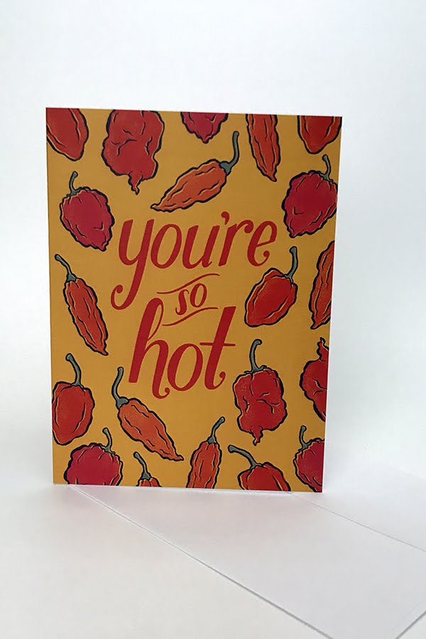 You're So Hot Pepper Card