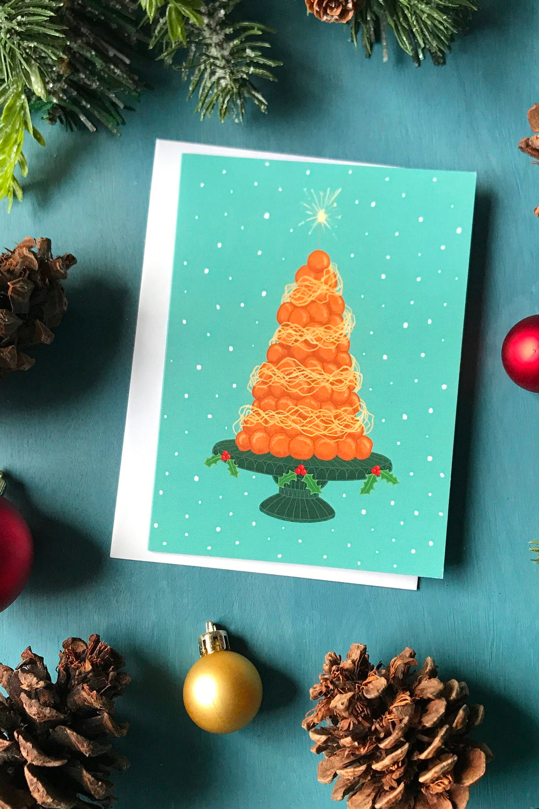 Croquembouche Christmas Card