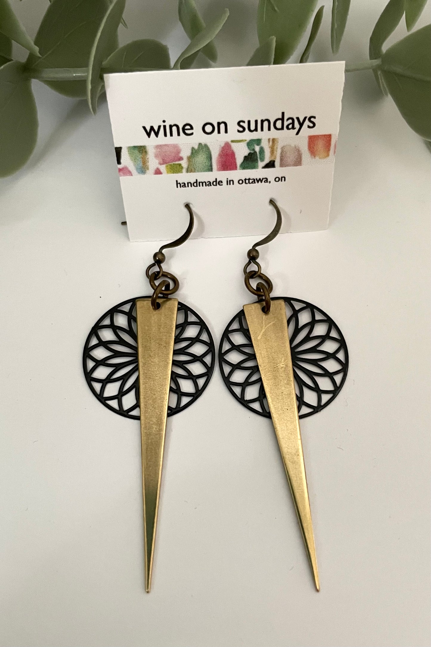 Luna Spike Earrings