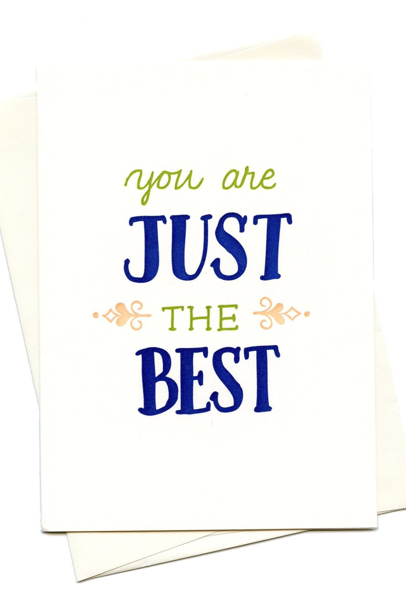 Just The Best Kiss the Paper Card