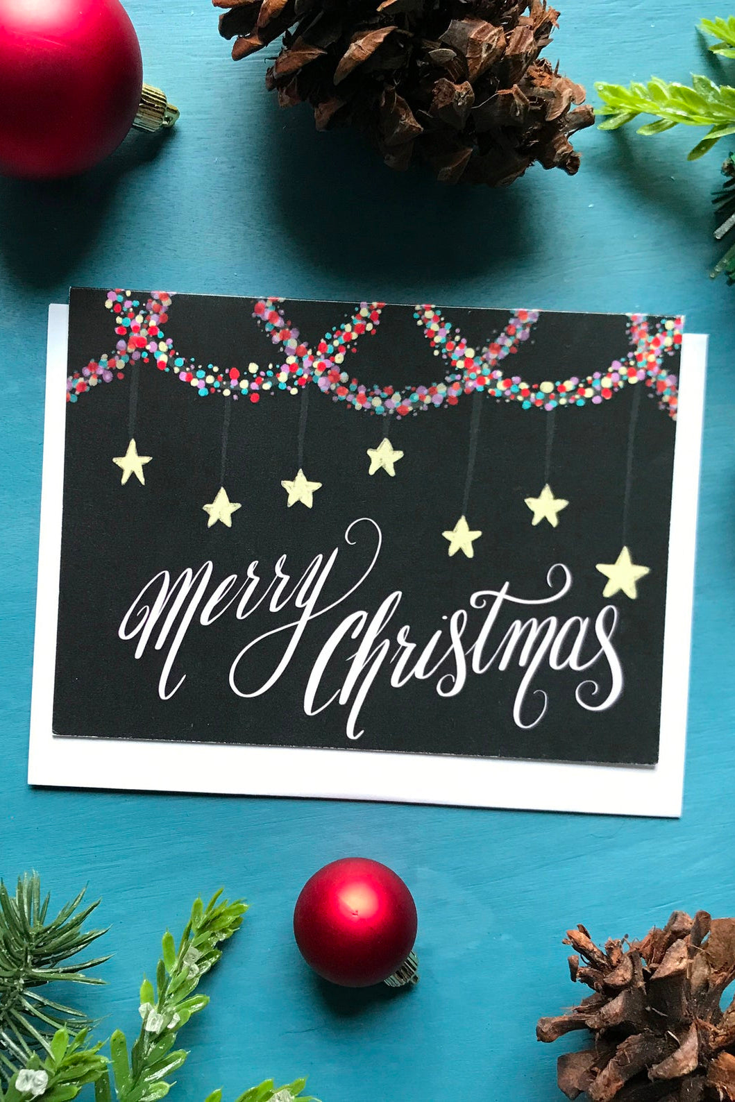 Merry Christmas Lights Card