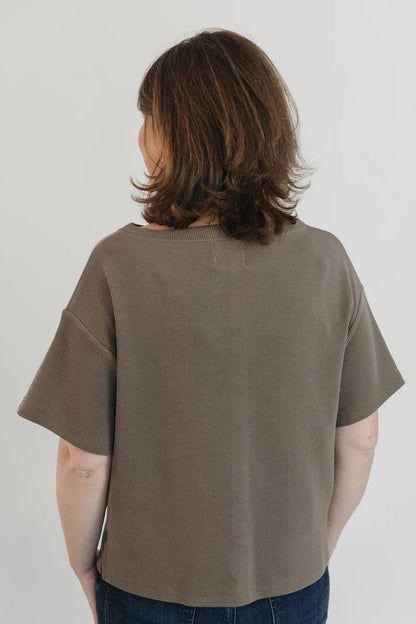 Tide Tee in Waffle