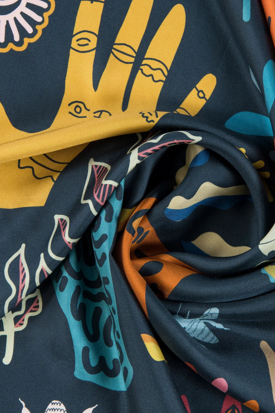 Hands Down Silk Scarf 90