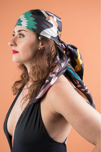 Chasing Stories Silk Scarf 90