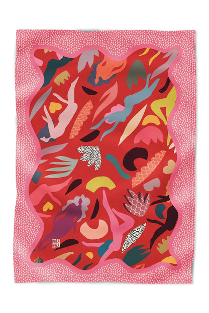 All the Way Tea Towel