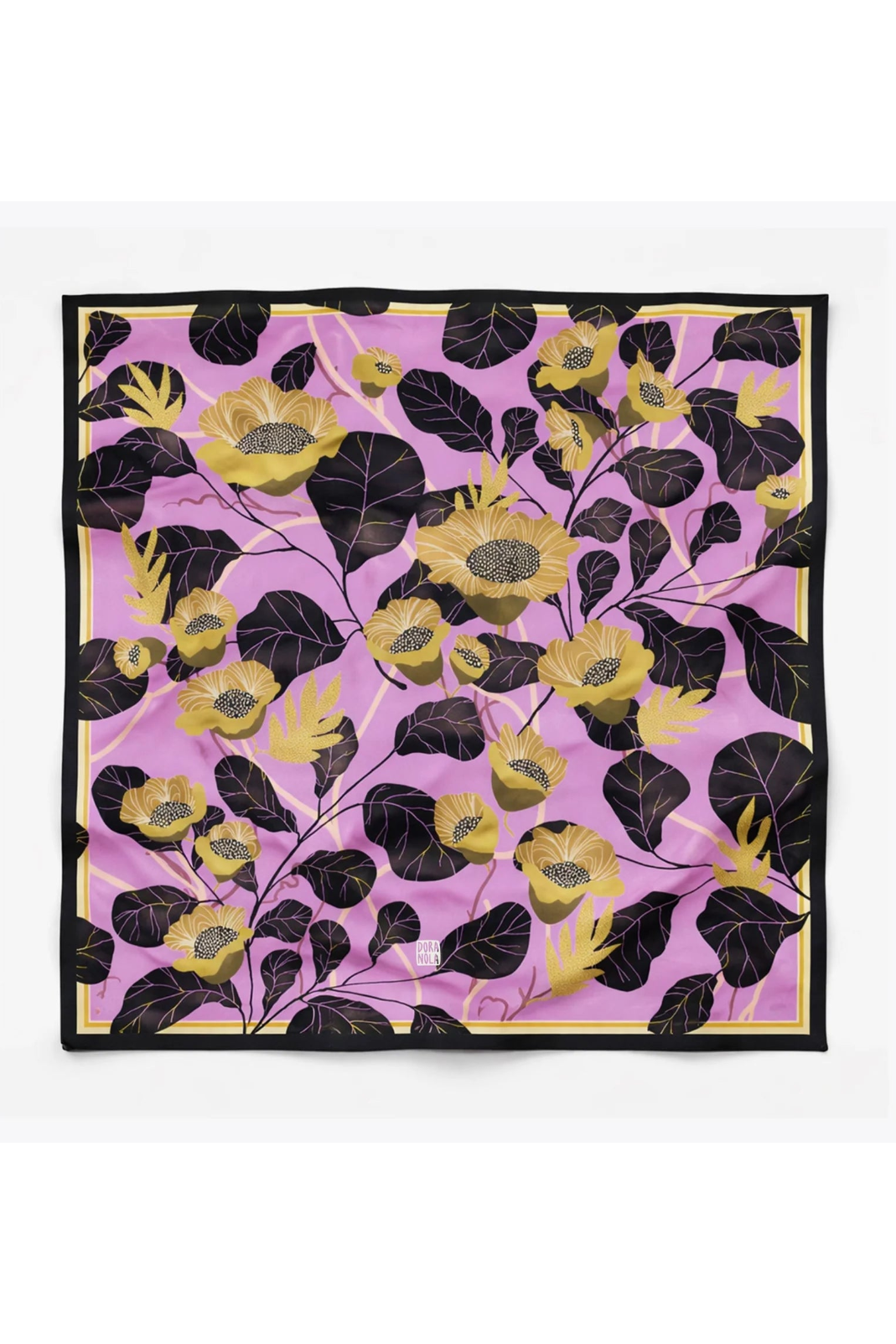Rosie's Garden Silk Neckerchief