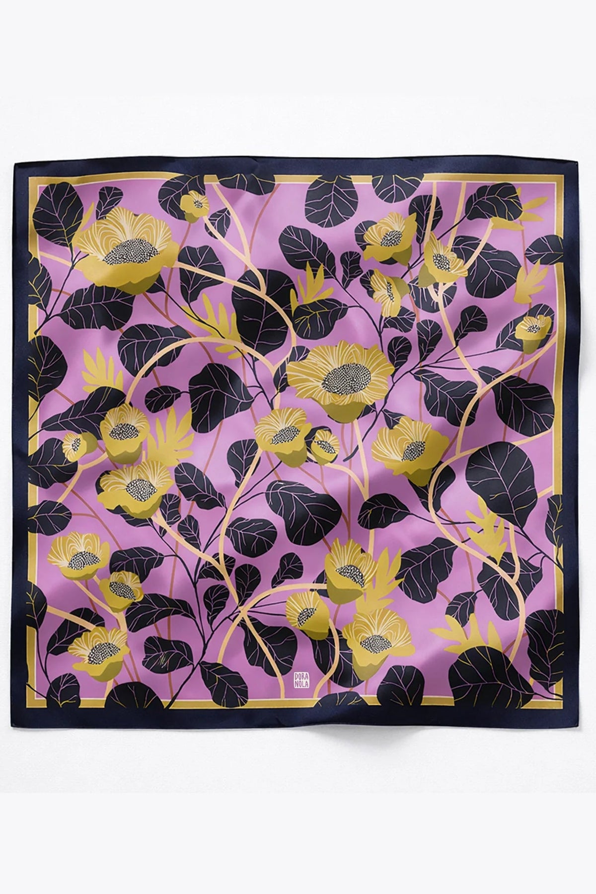 Rosie's Garden Silk Scarf 90