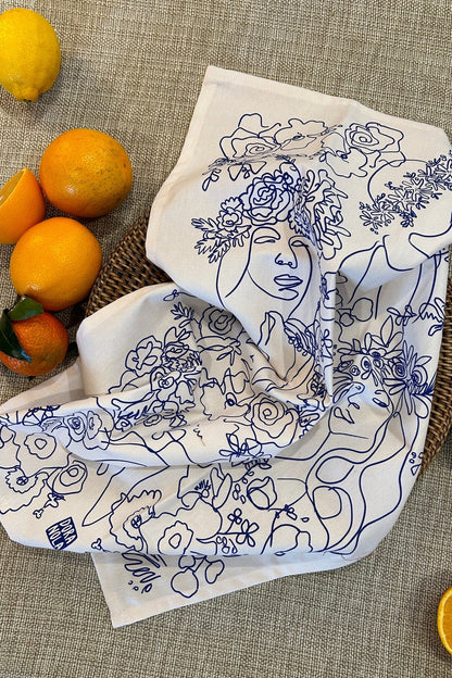 Summer Queens Tea Towel