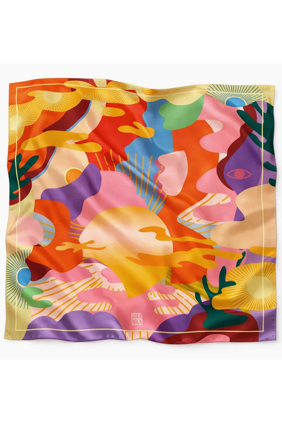 Pike Sun Silk Scarf 90