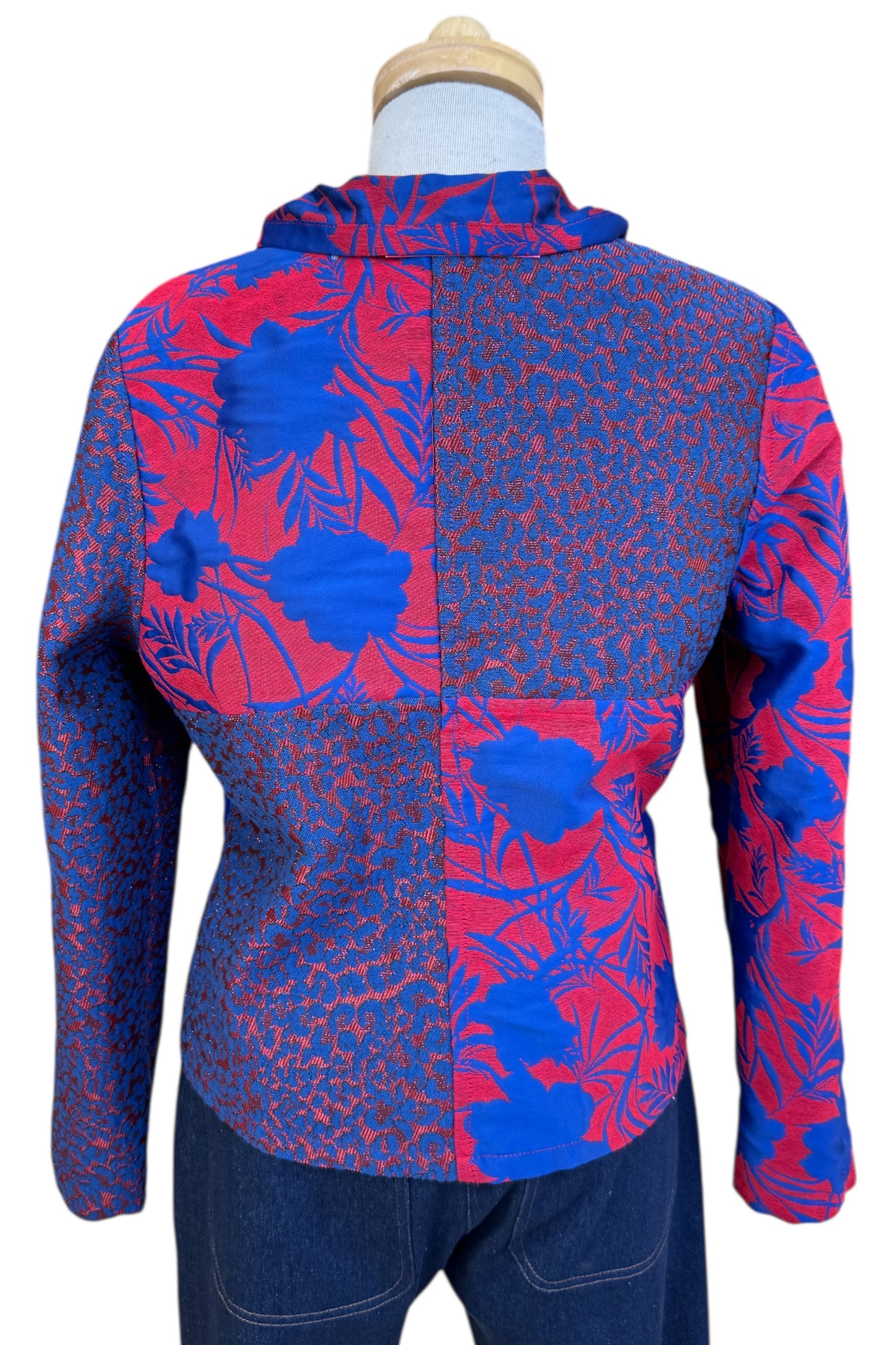 Fall/Winter Mosaique Reversible Two-Colour Jacket Size 12