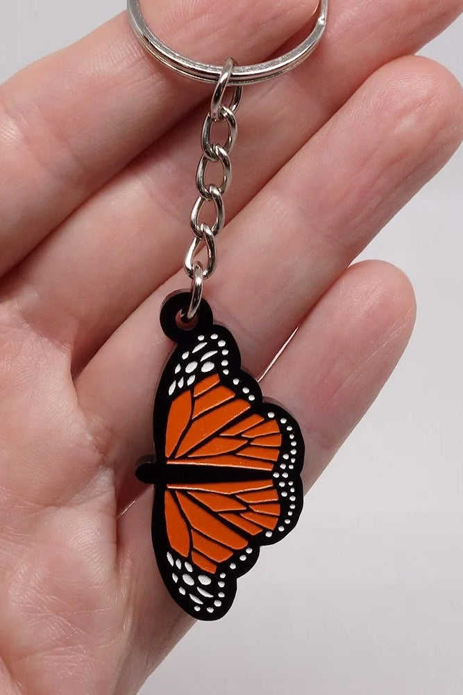 Lili1007 Monarch Butterfly Keychain
