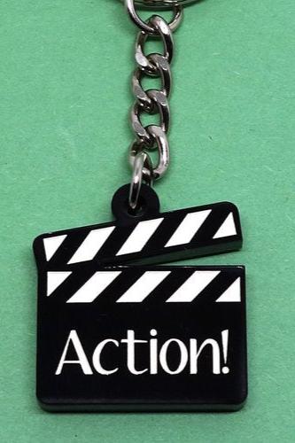 Lili0812 Action Clapboard Keychain