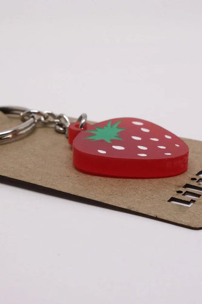 Lili0678 Strawberry Keychain