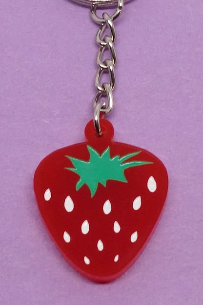 Lili0678 Strawberry Keychain