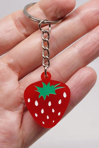Lili0678 Strawberry Keychain