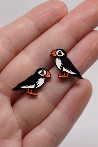 Lili1020 Puffin Earrings