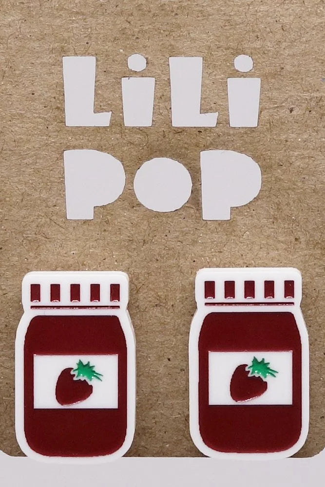 Lili1023 Peanut Butter & Jelly Stud Earrings