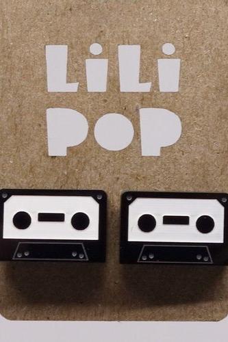 Lili1091 Cassette Tape Earrings