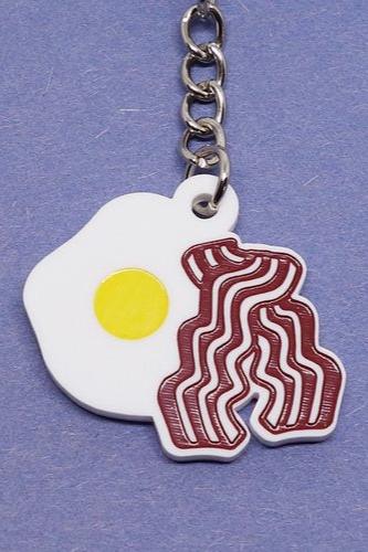 Lili1097 Bacon & Egg Keychain