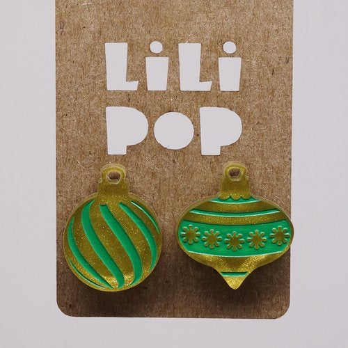 Lili1100 Christmas Ornament Studs