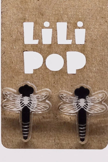 Lili1133 Dragonfly Stud Earrings