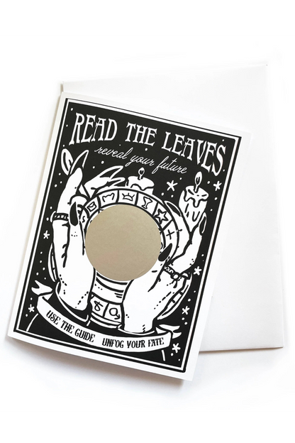 Fortune Telling Card - Tea Leaves