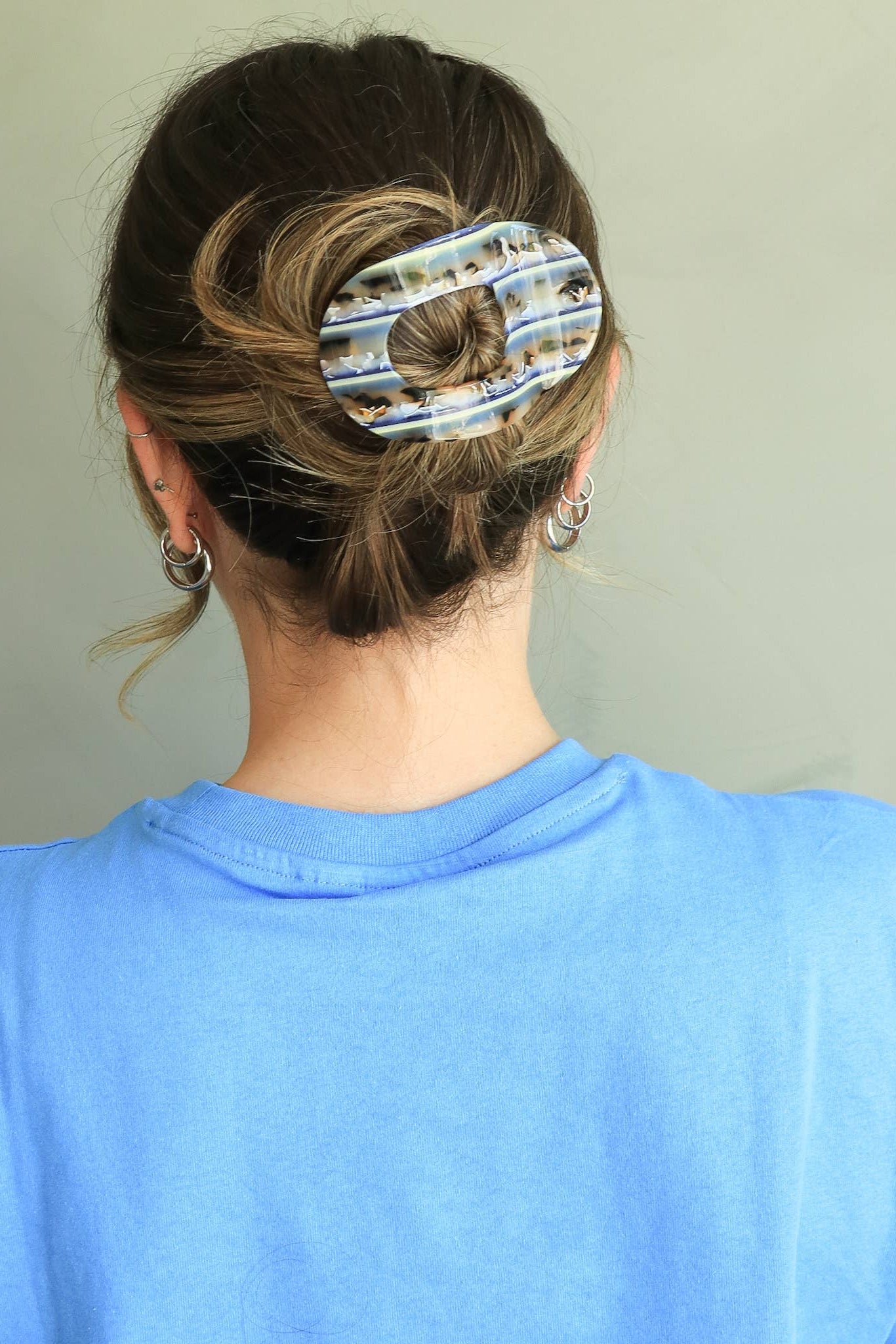 The Aura - Tortoise Multi Flat Hair Clip