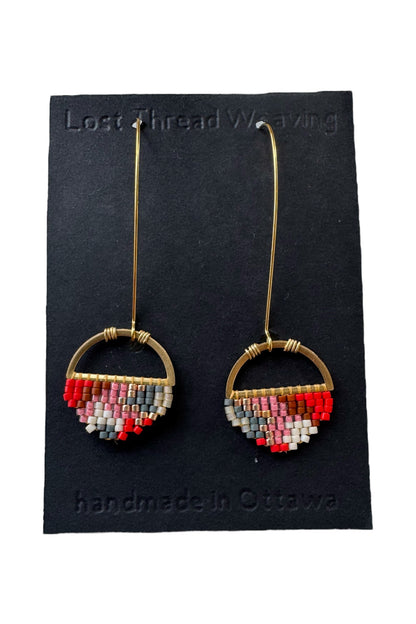 Sally Small - Abstract round earrings - MADE TO ORDER