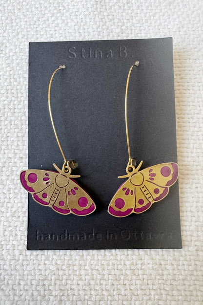 Moth Earrings