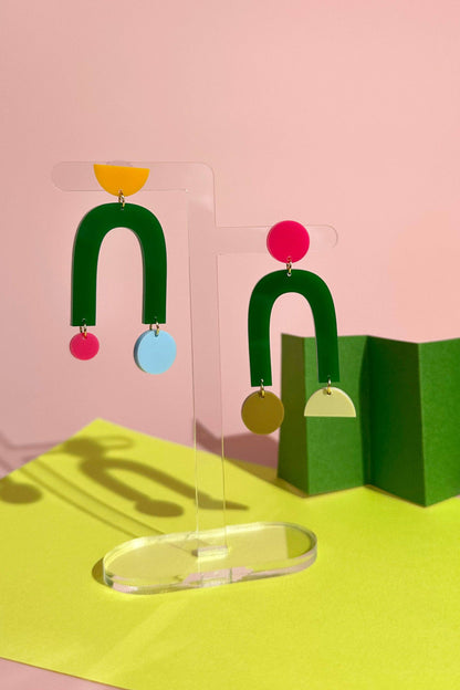 Collage Earrings