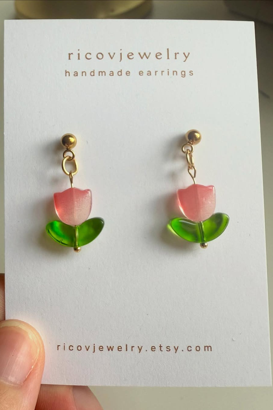Tulip Dangle Earrings